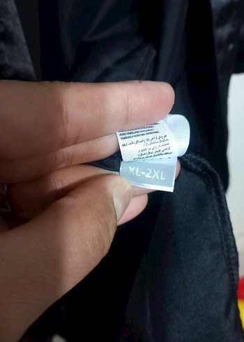 Siyah Gevşek Kesim Gotik Midi Kadın Sabahlık - Görsel 7