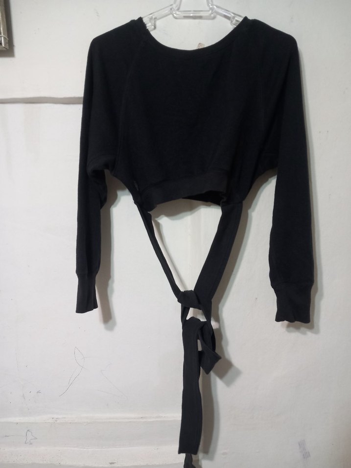 Kızlar için Siyah Kemerli Bolero - Görsel 4