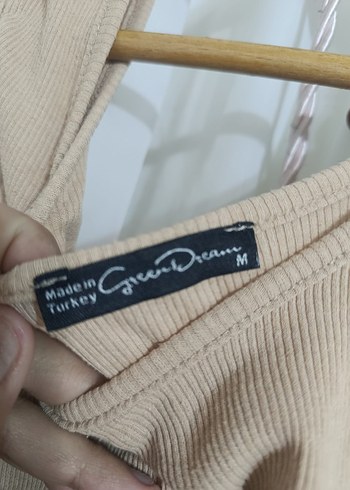 Bej Pamuklu Kadın Kolsuz Atlet - Görsel 3