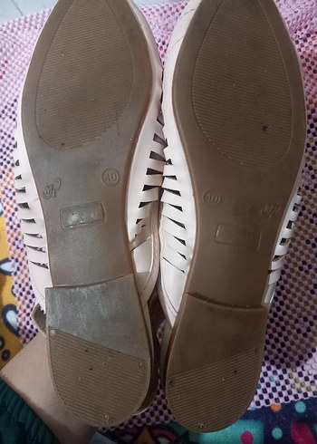 Pudra Pileli Blok Topuklu Kadın Ayakkabı - Görsel 4