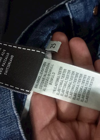 Lacivert Kadın Kot Pantolon - Görsel 6