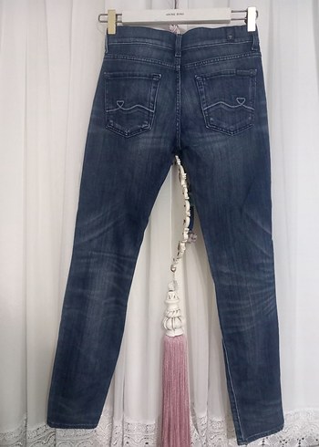 Lacivert Kadın Kot Pantolon - Görsel 3