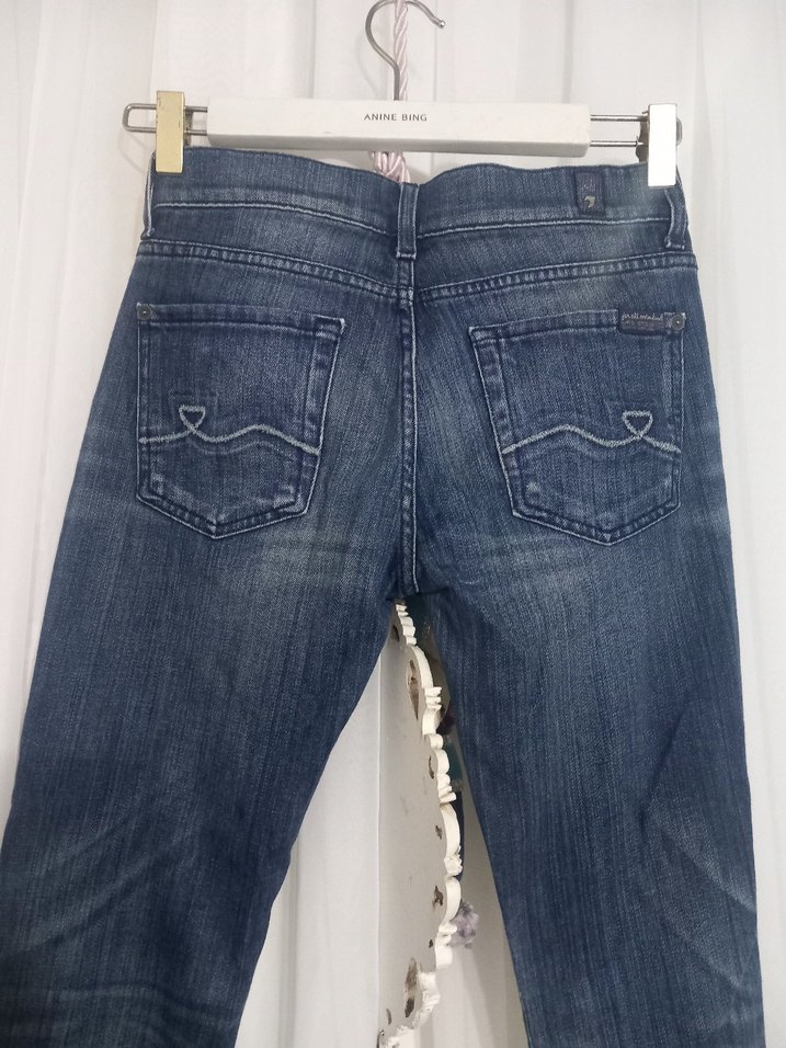 Lacivert Kadın Kot Pantolon - Görsel 4