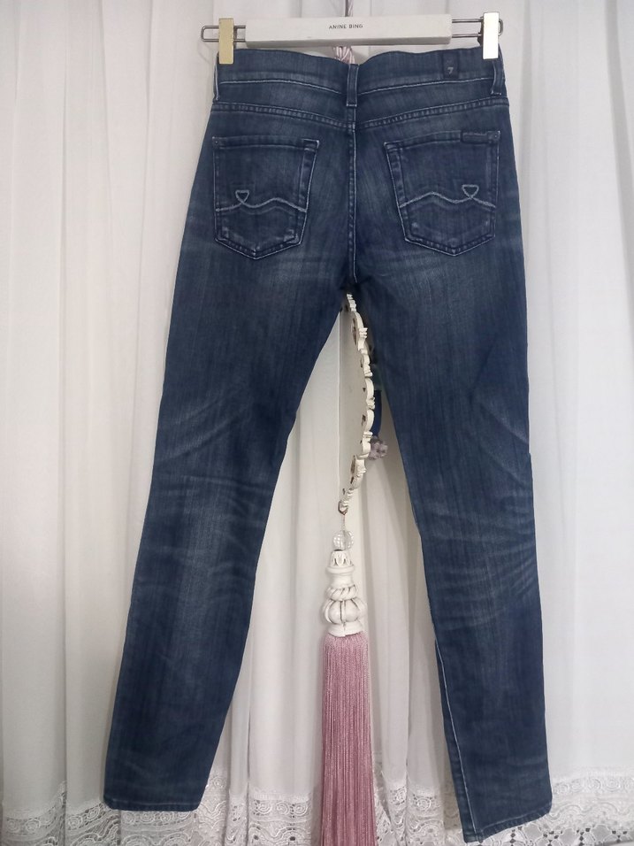 Lacivert Kadın Kot Pantolon - Görsel 3