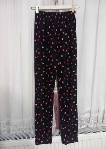 Uzun Kollu Desenli Kadın Pijama Takımı - Görsel 5