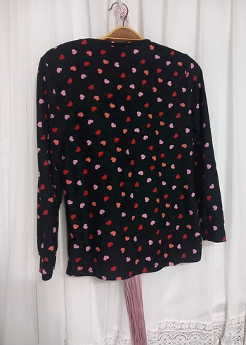 Uzun Kollu Desenli Kadın Pijama Takımı - Görsel 4