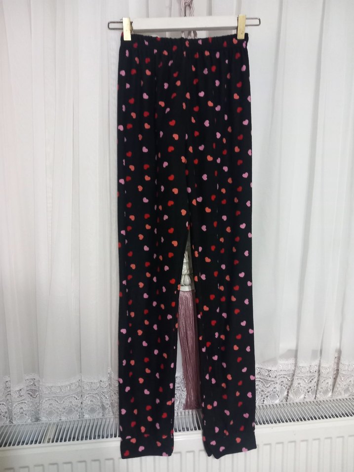 Uzun Kollu Desenli Kadın Pijama Takımı - Görsel 5