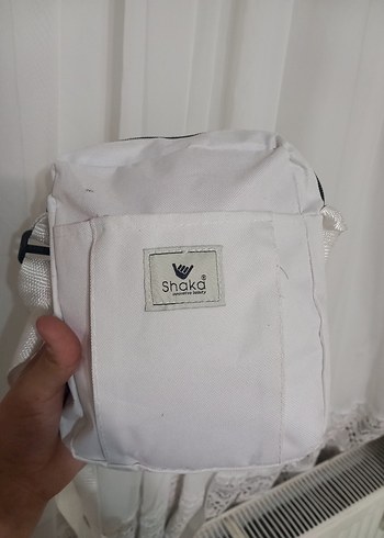 Beyaz Minimalist kadın Omuz Çantası - Görsel 2