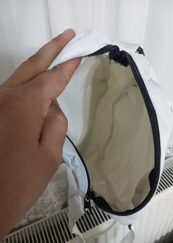 Beyaz Minimalist kadın Omuz Çantası - Görsel 4