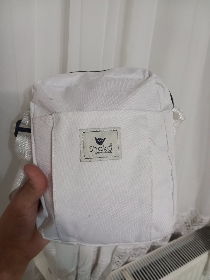 Beyaz Minimalist kadın Omuz Çantası - Görsel 2