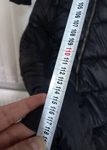 Kemerli Siyah Kadın Uzun Kış Montu - Görsel 7