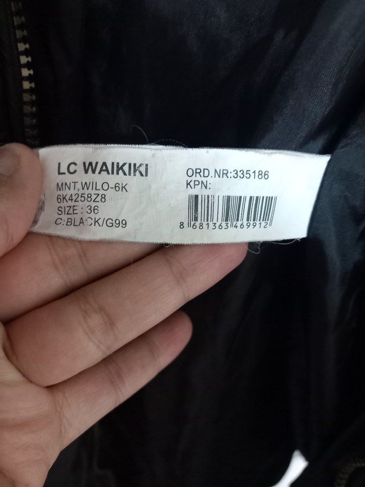 Kemerli Siyah Kadın Uzun Kış Montu - Görsel 5