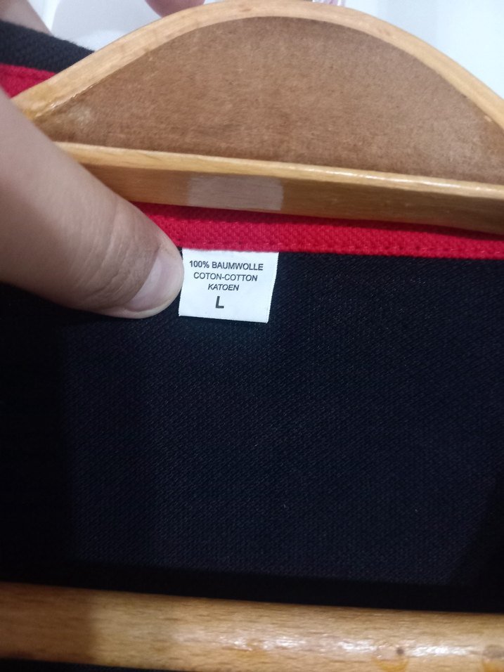 Düğmeli Siyah Erkek Polo Tişört - Görsel 4