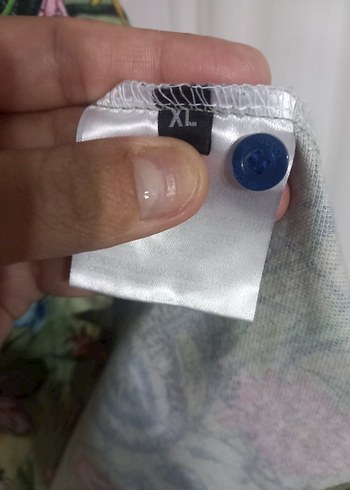 Yeşil Çiçek Desenli Erkek Polo Tişört - Görsel 6