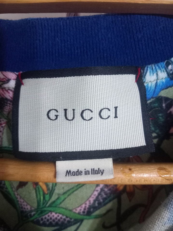 Yeşil Çiçek Desenli Erkek Polo Tişört - Görsel 5