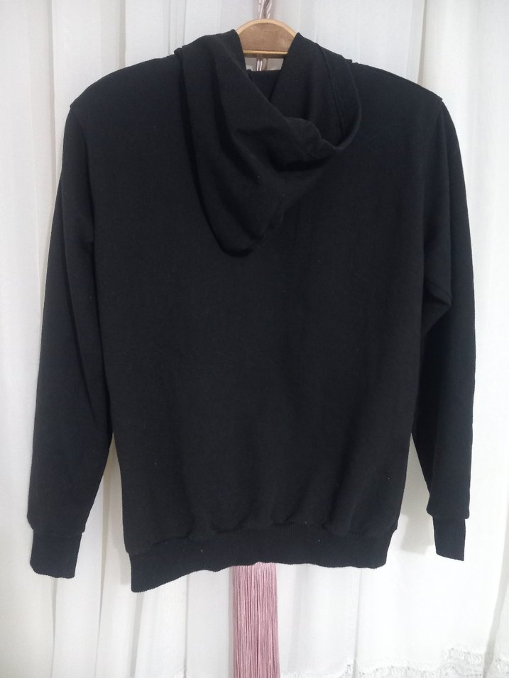 Siyah Erkek Sweatshirt Nike Logolu - Görsel 2