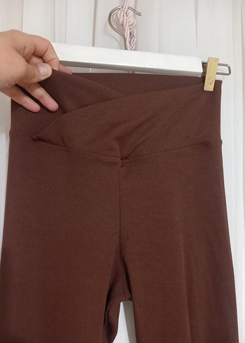 Kahverengi Kadın  Tayt - Görsel 2