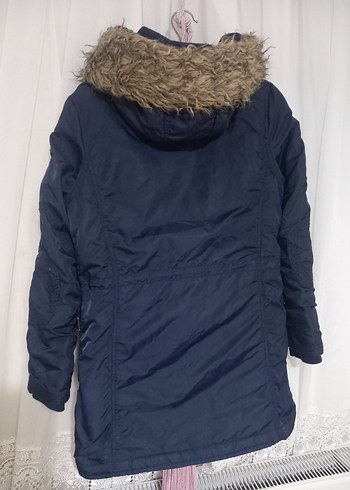 Erkek  Lacivert  Kaban - Görsel 3