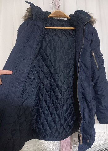 Erkek  Lacivert  Kaban - Görsel 4