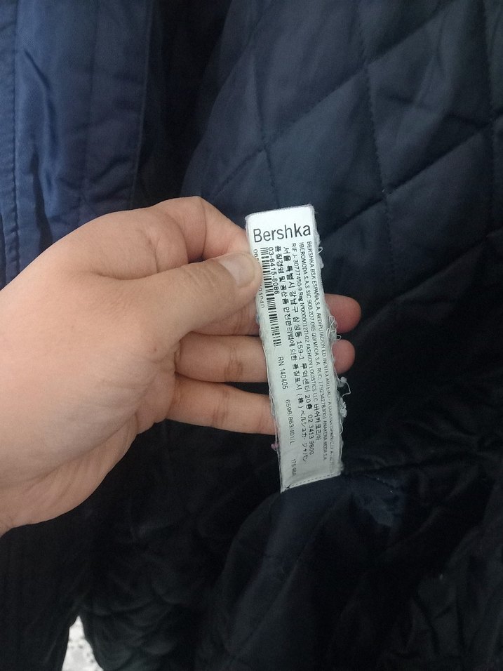 Erkek  Lacivert  Kaban - Görsel 5