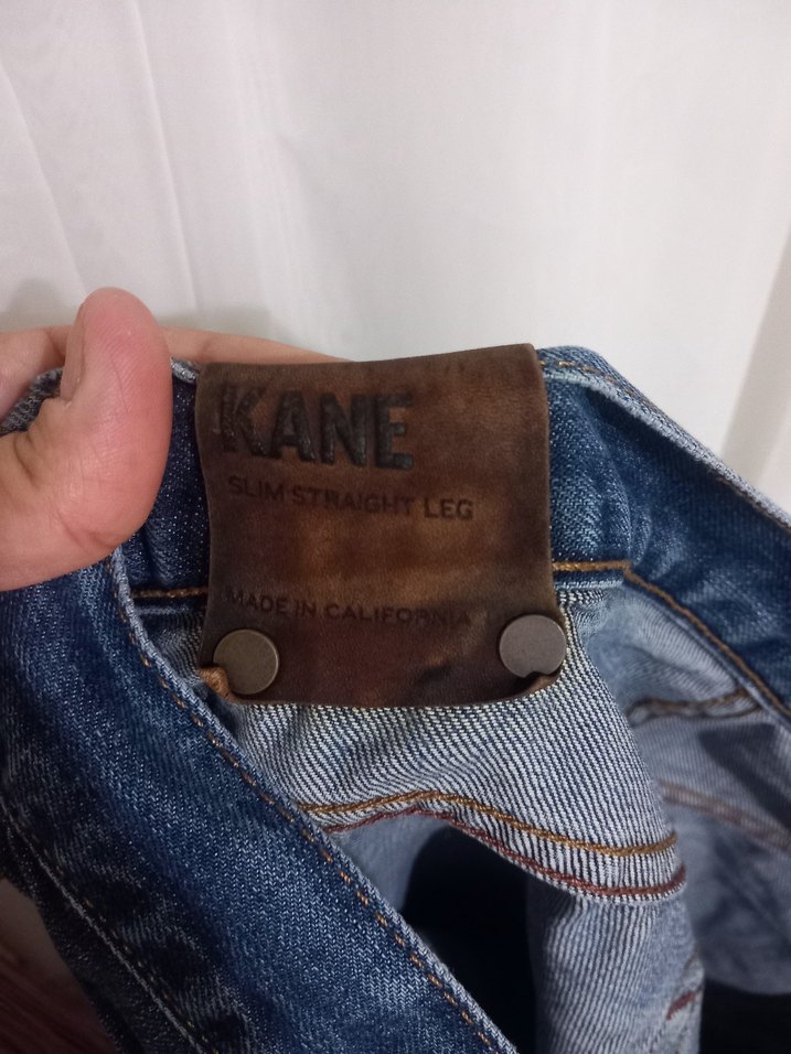 Düğmeli Lacivert Erkek Denim Pantolon - Görsel 4