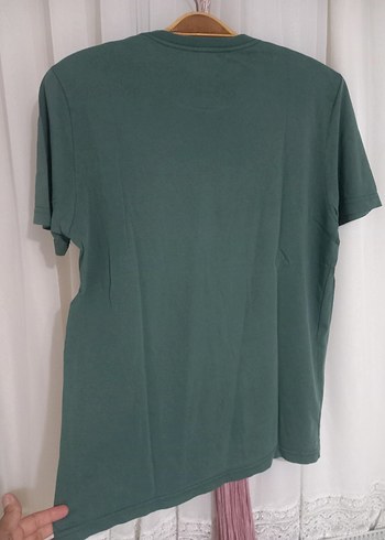 Erkek Gri Basic Bisiklet Yaka Tişört - Görsel 2