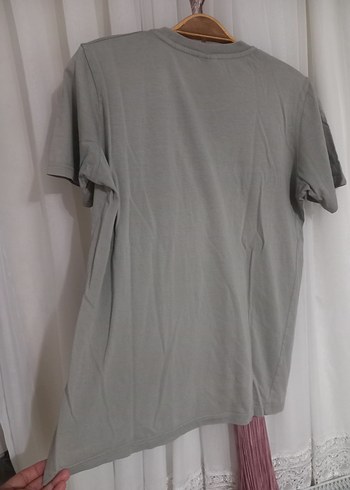 Gri Kısa Kollu Erkek Tişört - Görsel 2