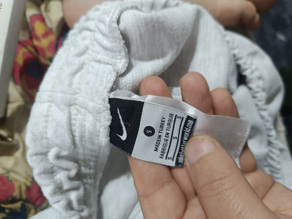 Beyaz Rahat Kesim Sweatpant - Görsel 4