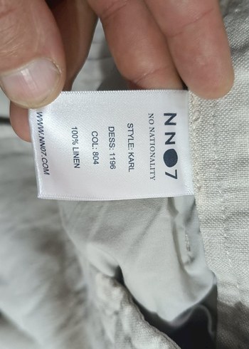 Bej Regular Fit Keten Erkek Pantolon - Görsel 6