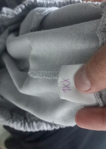 Gri Salaş Kadın Eşofman Altı Püsküllü - Görsel 5