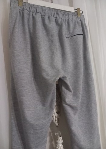 Gri Salaş Kadın Eşofman Altı Püsküllü - Görsel 4