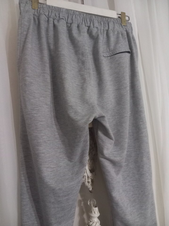 Gri Salaş Kadın Eşofman Altı Püsküllü - Görsel 4