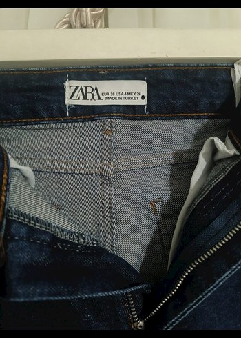 Lacivert Kadın jeans Pantolon - Görsel 4