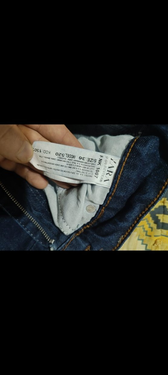 Lacivert Kadın jeans Pantolon - Görsel 5