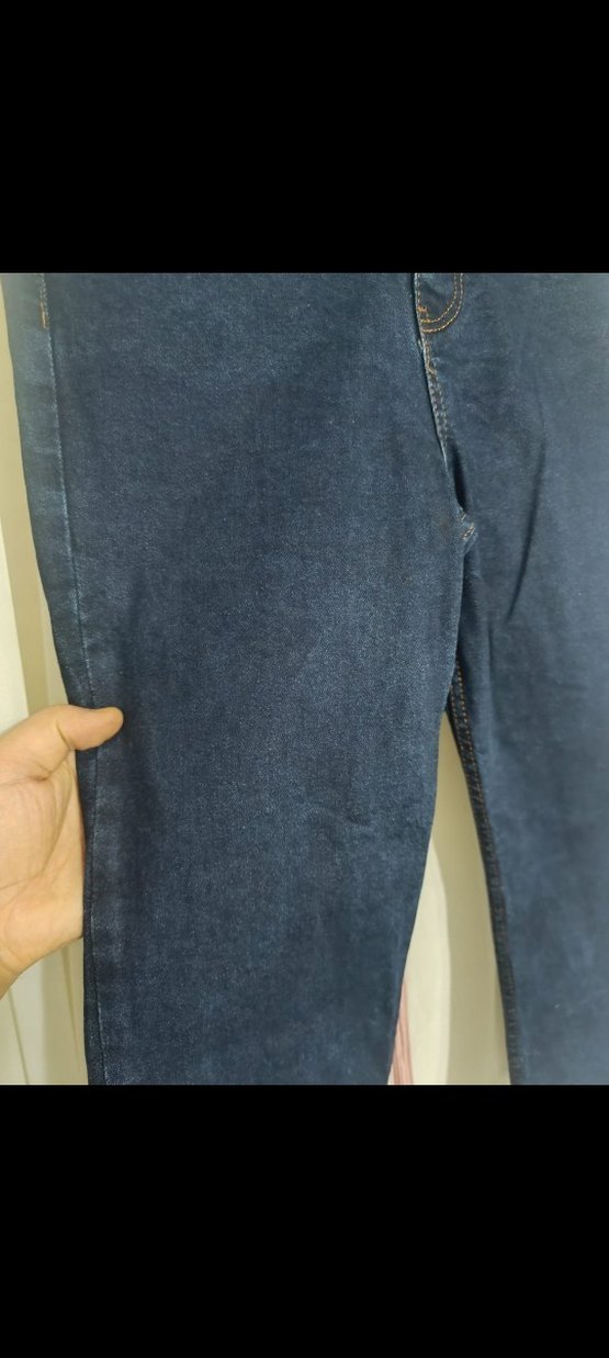 Lacivert Kadın jeans Pantolon - Görsel 3