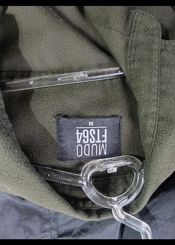 Kadın Haki Düğmeli Uzun Kollu Keten Gömlek - Görsel 4