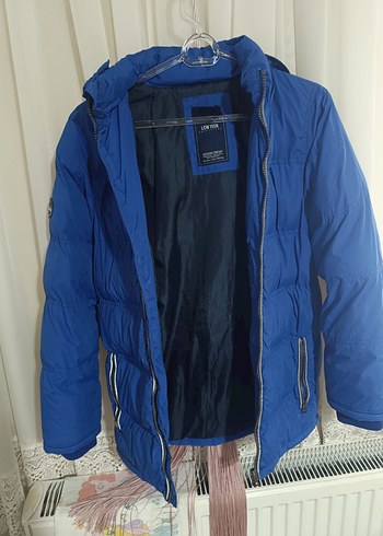 Parlak Mavi Erkek Çocuk Fermuarlı Mont - Görsel 2