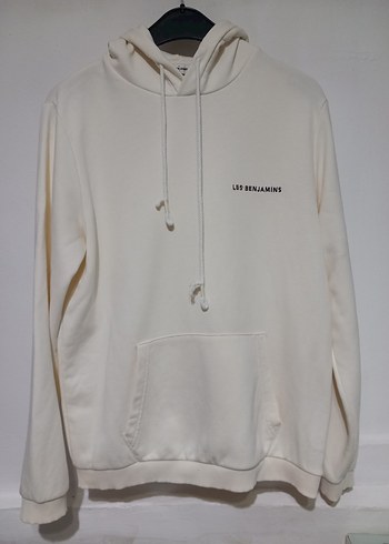 Les Benjamins Ekru Kapusonlu Sweatshirt