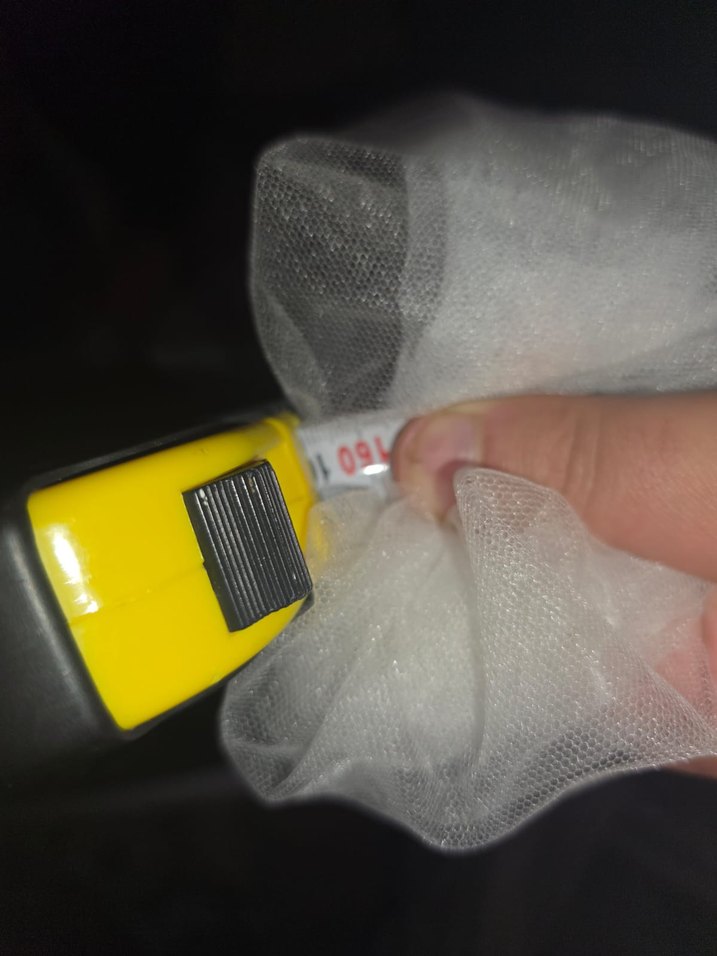 Altın Işıltılı Ekru Tül gelinlik — görsel 10/10