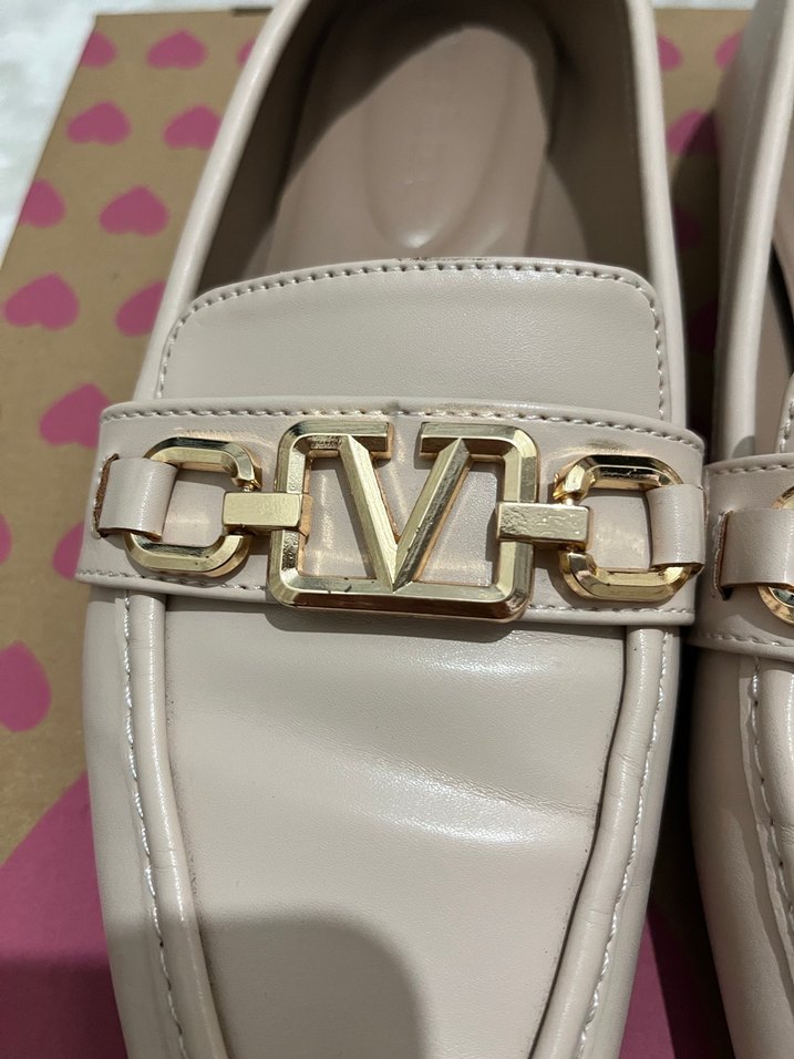 Şık Bej Tokalı Blok Topuk Kadın Babet 39 Numara  Kargo Bedava - Görsel 3