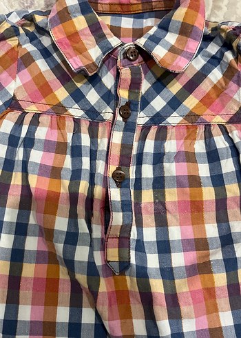 Renkli Ekose Desenli Erkek Çocuk Gömlek - Görsel 2