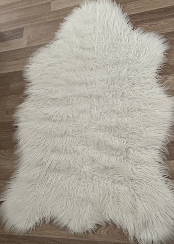 Bohem Beyaz Peluş Halı - Görsel 3