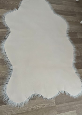 Bohem Beyaz Peluş Halı - Görsel 6