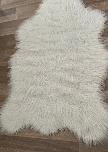 Bohem Beyaz Peluş Halı - Görsel 4