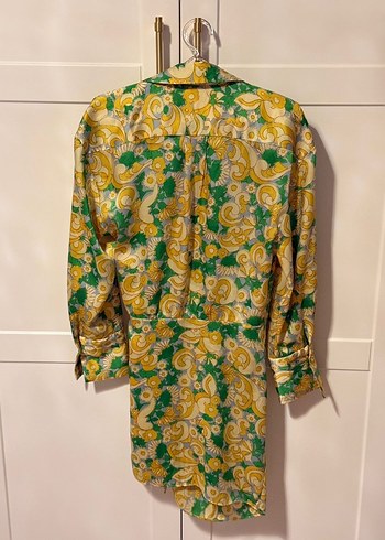 Zara saten elbise - Görsel 3