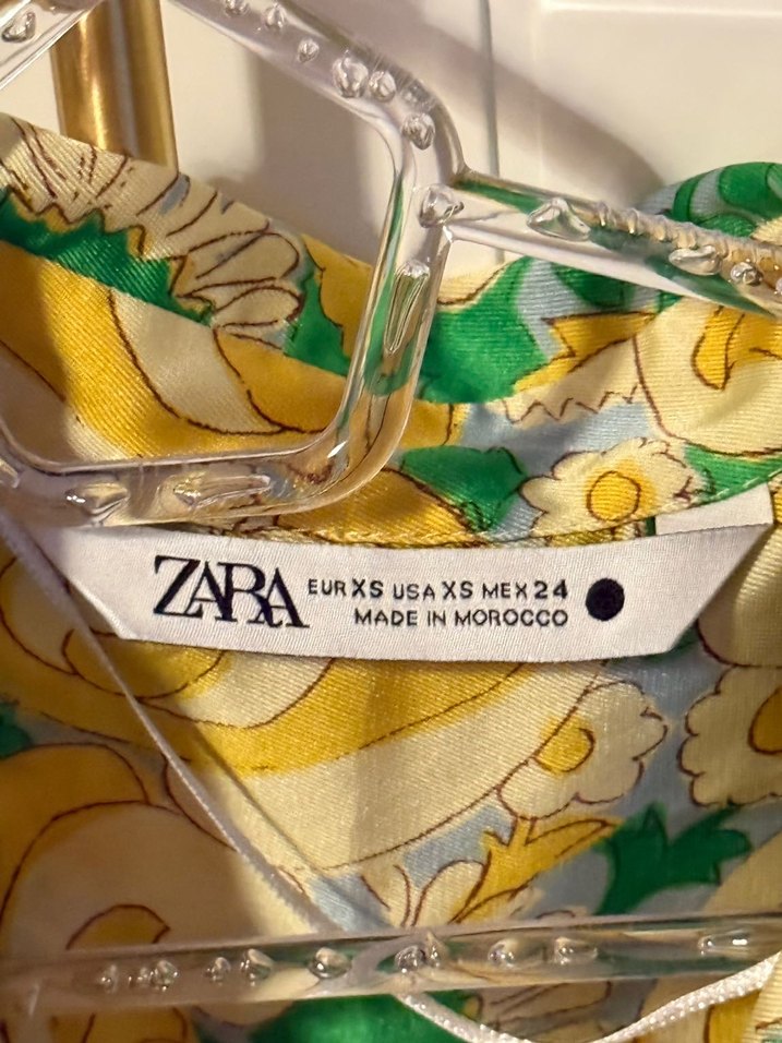 Zara saten elbise - Görsel 2