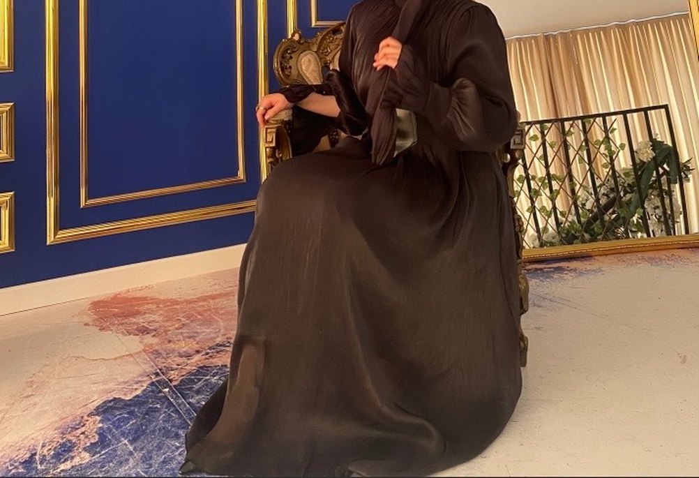 Uzun Siyah Gotik Deri Elbise şal hediye - Görsel 5