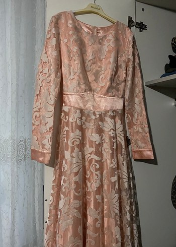 Parlak Pembe Uzun Bohem Kadın Elbisesi 38-40 - Görsel 2