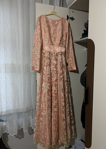 Parlak Pembe Uzun Bohem Kadın Elbisesi 38-40 - Görsel 5