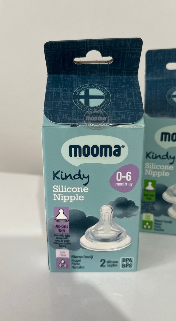 mooma Silikon Biberon Emziği 0-18 Ay - Görsel 2